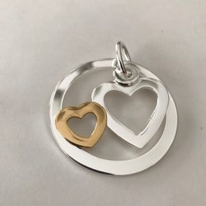 Valentine Hearts Pendant Open Cut Design New Love